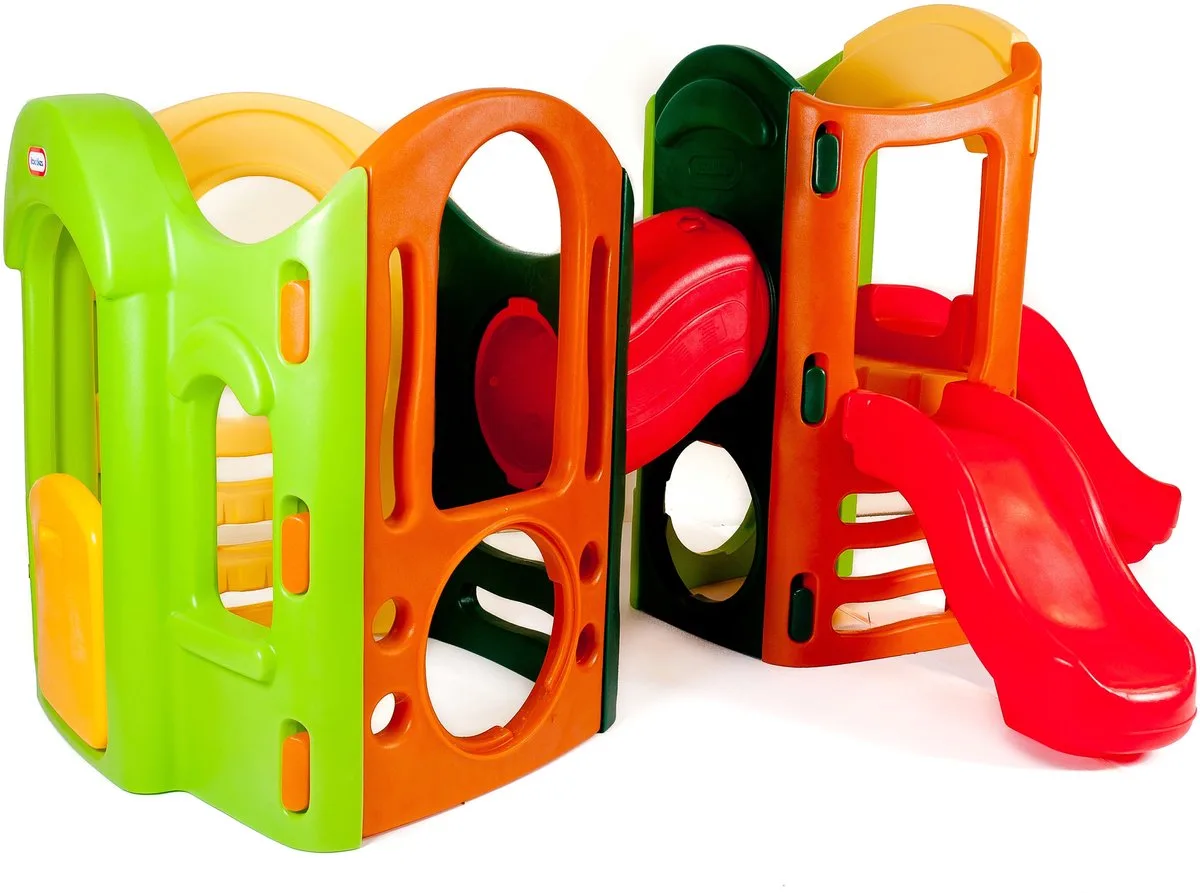 Speeltuin 8-in-1 Speelhuis met Klimrek de Little Tikes en Vert – photo du produit