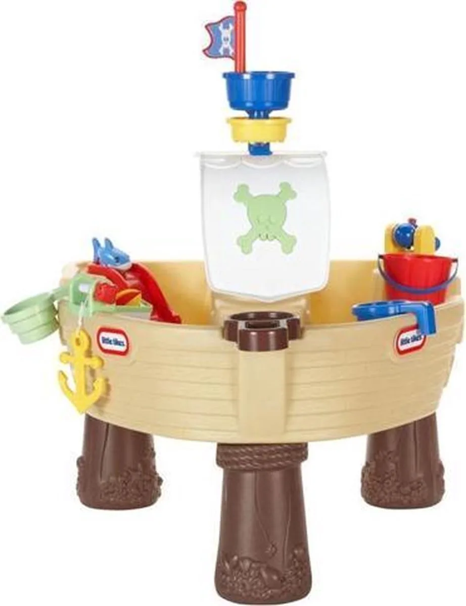 Watertafel Piratenboot - 91 x 74 x 20 cm by Little Tikes in Brown – product photo