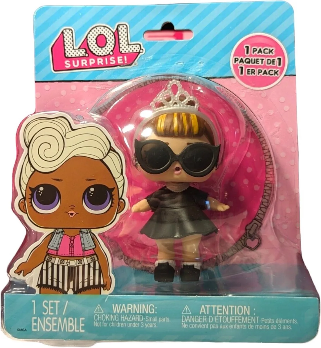 Baby Doll figuur - Verzamelfiguur - 8 cm - Spaar ze allemaal de L.O.L. Surprise! en Noir – photo du produit