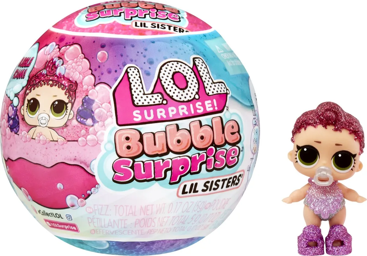 Bubble Surprise - Lil Sisters - 5 cm - Minipop från L.O.L. Surprise! i Flerfärgad – produktbild