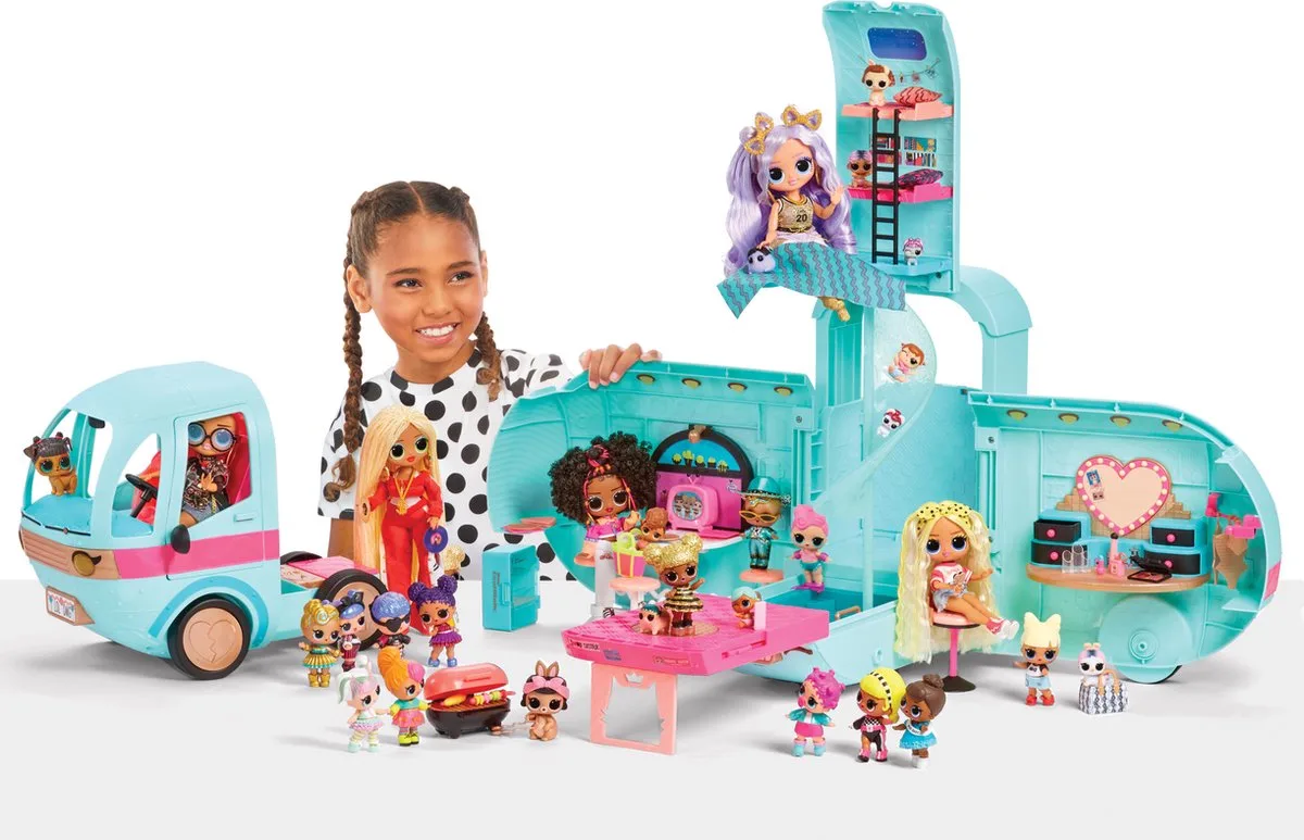 LOL Glam N Go Camper LOL Glamper Playset 502500 fra L.O.L. Surprise! i Flerfarvet – produktbillede