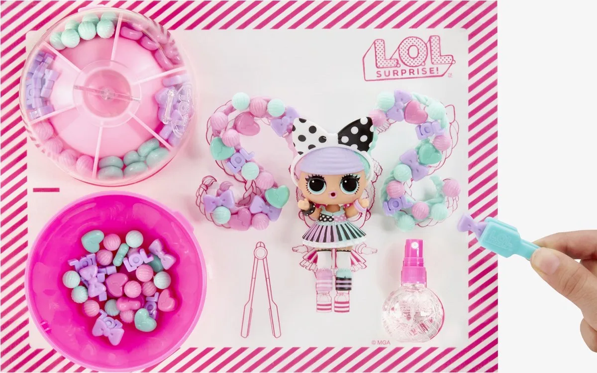 Hair Beads Tots - Minipop de L.O.L. Surprise! en Verrassingsitem – photo du produit