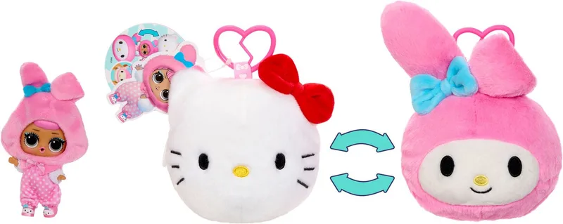 Loves Hello Kitty Sanrio Reversible Plush Surprise - Minipop von L.O.L. Surprise! in Mehrfarbig – Produktfoto 2 von 5