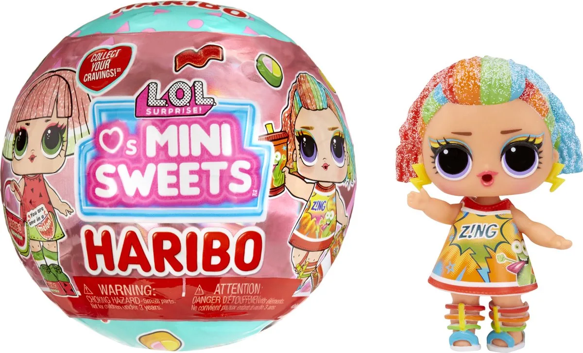 Loves Mini Sweets X Haribo - 9,7 cm - Minipop van L.O.L. Surprise! in Meerkleurig – productfoto