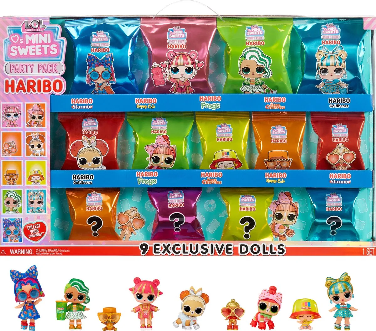 Loves Mini Sweets X Haribo Party Pack - Minipop van L.O.L. Surprise! in Meerkleurig – productfoto
