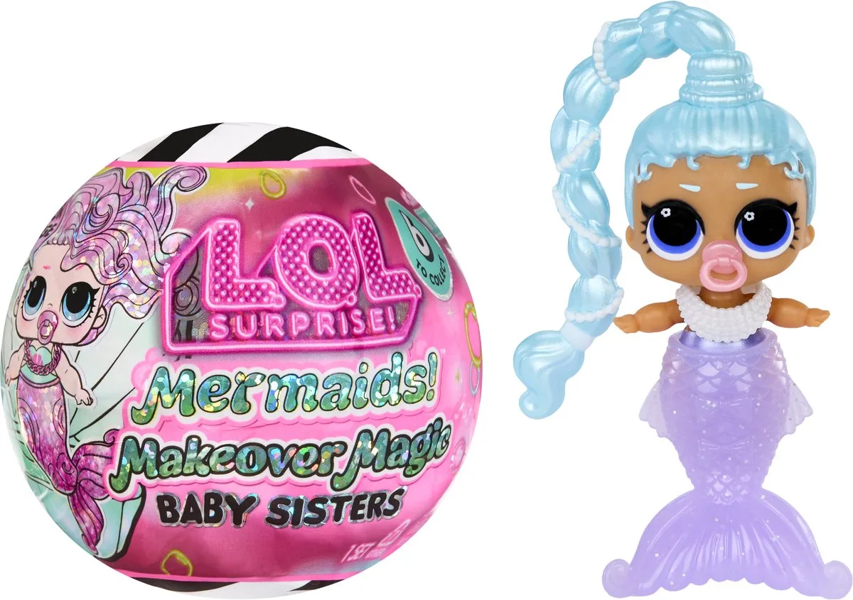 Anziehpuppe L.O.L. Surprise Mermaids! Makeover Magic Baby Sisters, Variante nicht wählbar von L.O.L. Surprise! in Mehrfarbig – Produktfoto