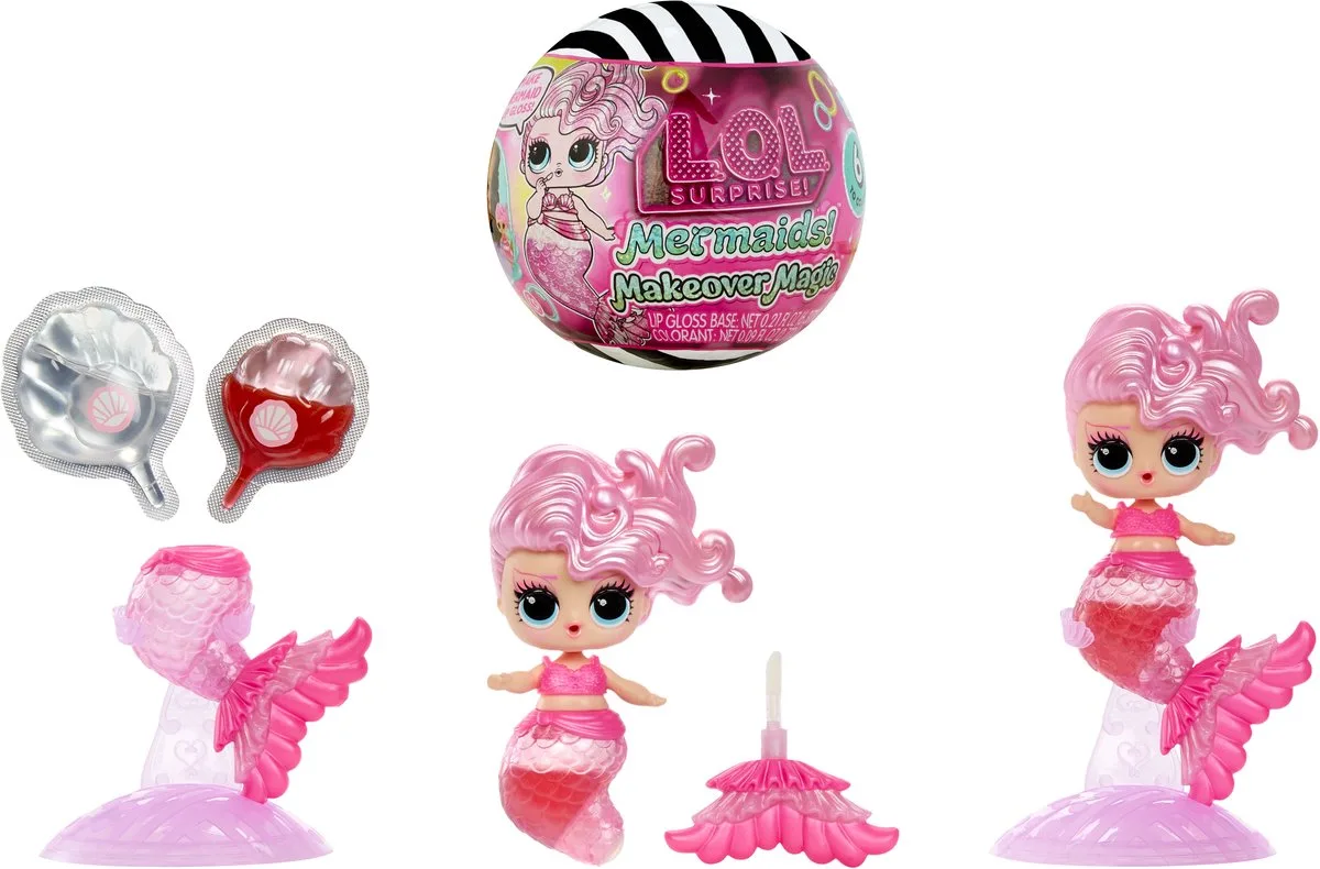 Mermaids! Makeover Magic Tots, Spielfigur von L.O.L. Surprise! in Mehrfarbig – Produktfoto
