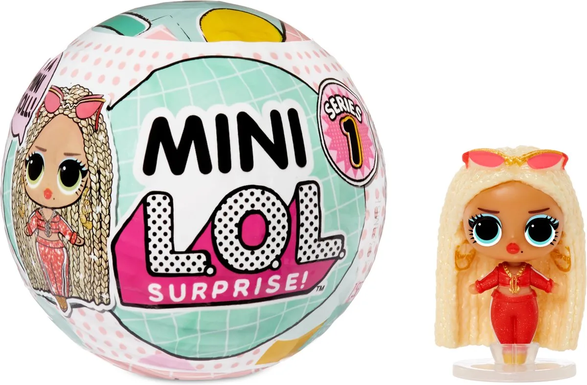 Mini Bal Serie 1 - Minipop met 5 verrassingen fra L.O.L. Surprise! i Flerfarvet – produktbillede