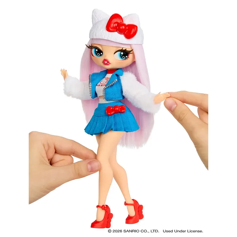 O.M.G.™ Loves Hello Kitty® and Friends – Hello Kitty™ – modepop geïnspireerd op een Hello Kitty® and Friends-personage - spelen en tentoonstellen! de L.O.L. Surprise! en Hello Kitty™ – photo du produit 3 sur 6
