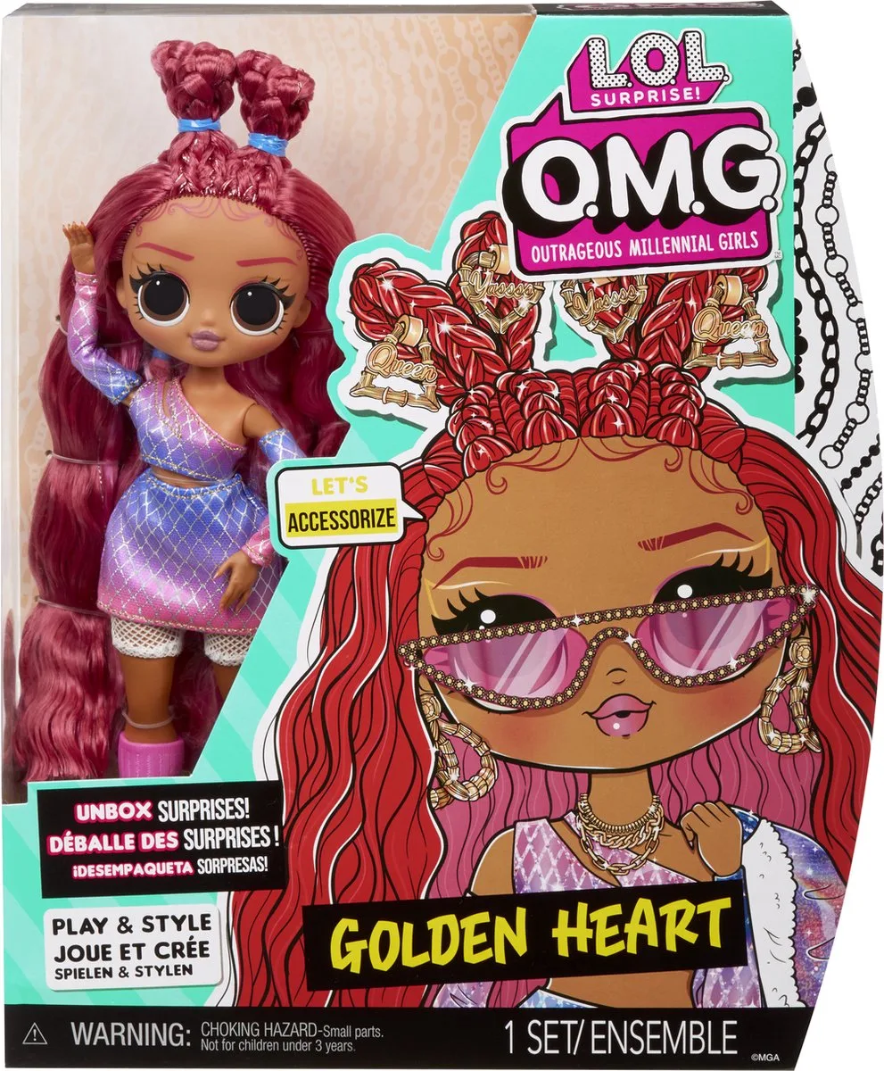 OMG basisserie 7 - Modepop by L.O.L. Surprise! in Golden Heart – product photo