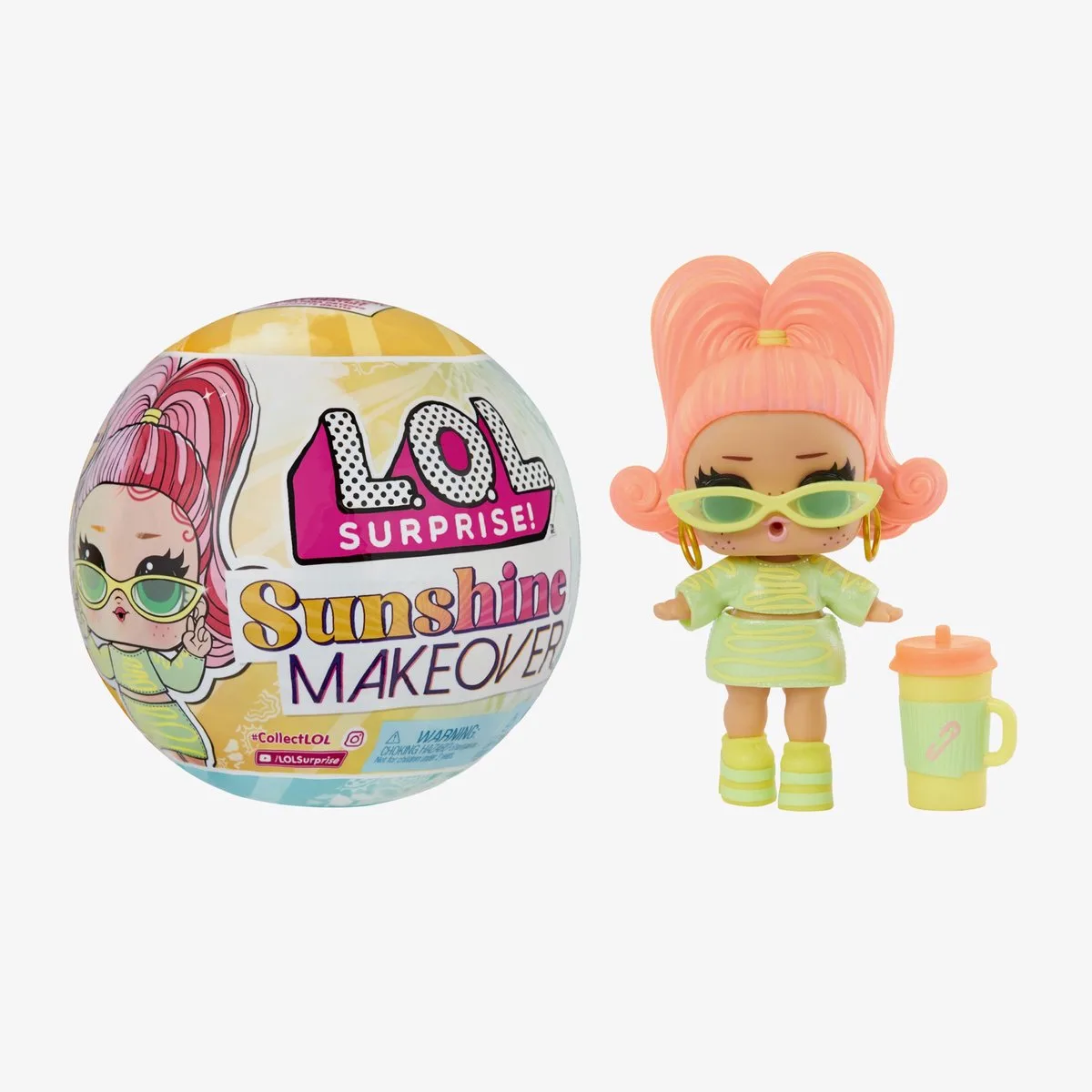 Sunshine Makeover Tots - Minipop (inclusief 8 accessoires) van L.O.L. Surprise! in Meerkleurig – productfoto
