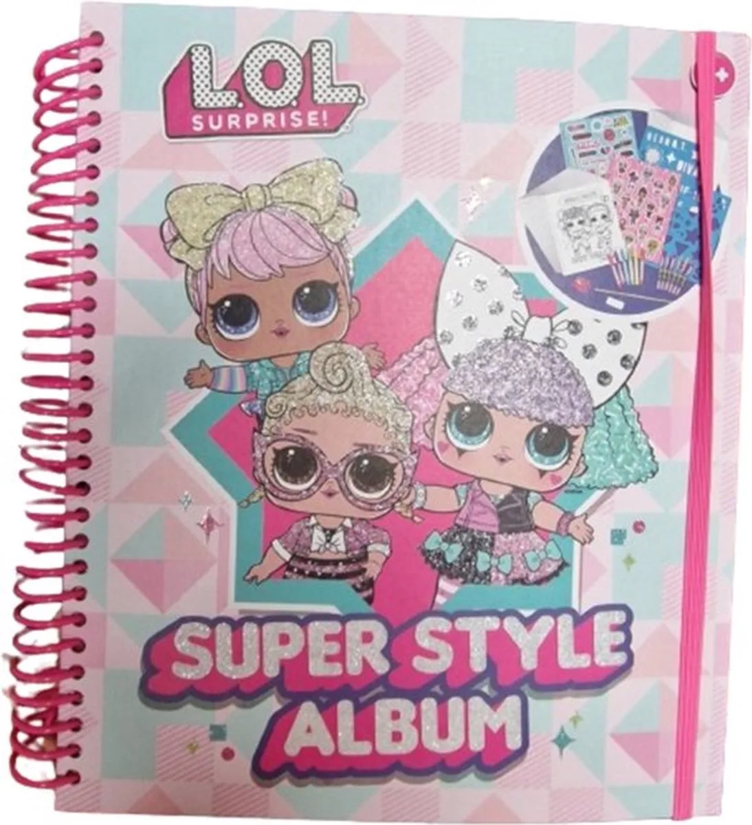 Super Style Album - Activiteiten boekje met accessoires de L.O.L. Surprise! en Rose – photo du produit