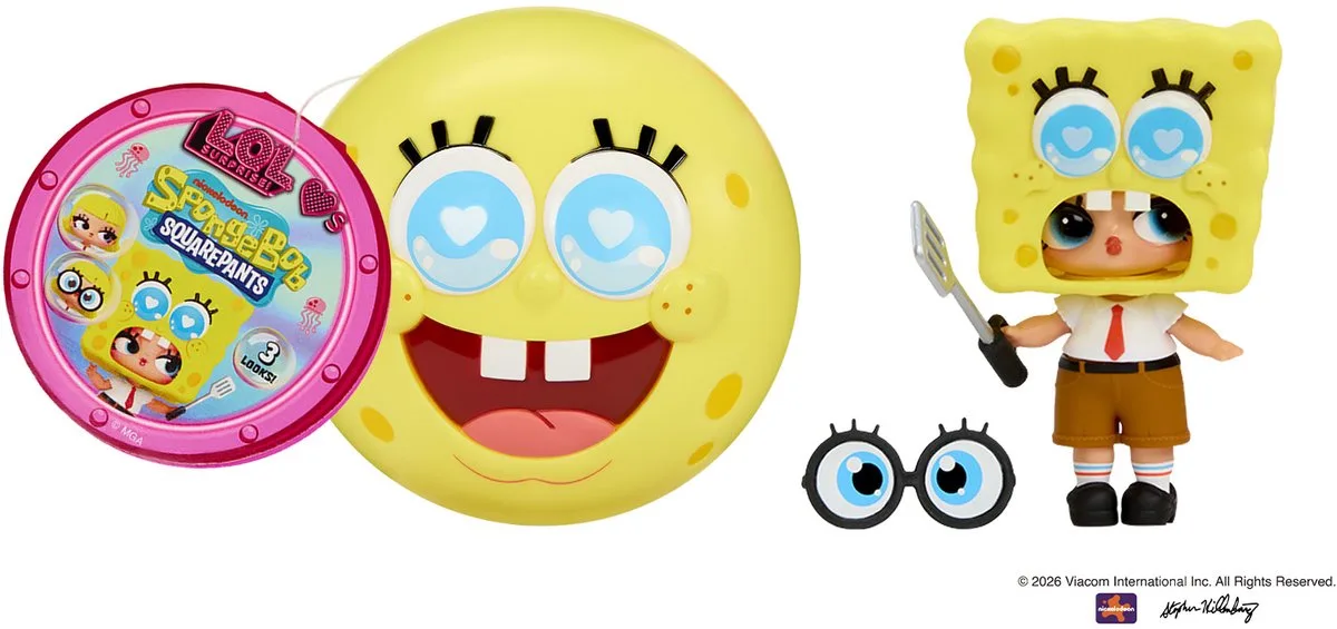 Spongebob Squarepants Pdq Figur von L.O.L. Surprise! in Mehrfarbig – Produktfoto
