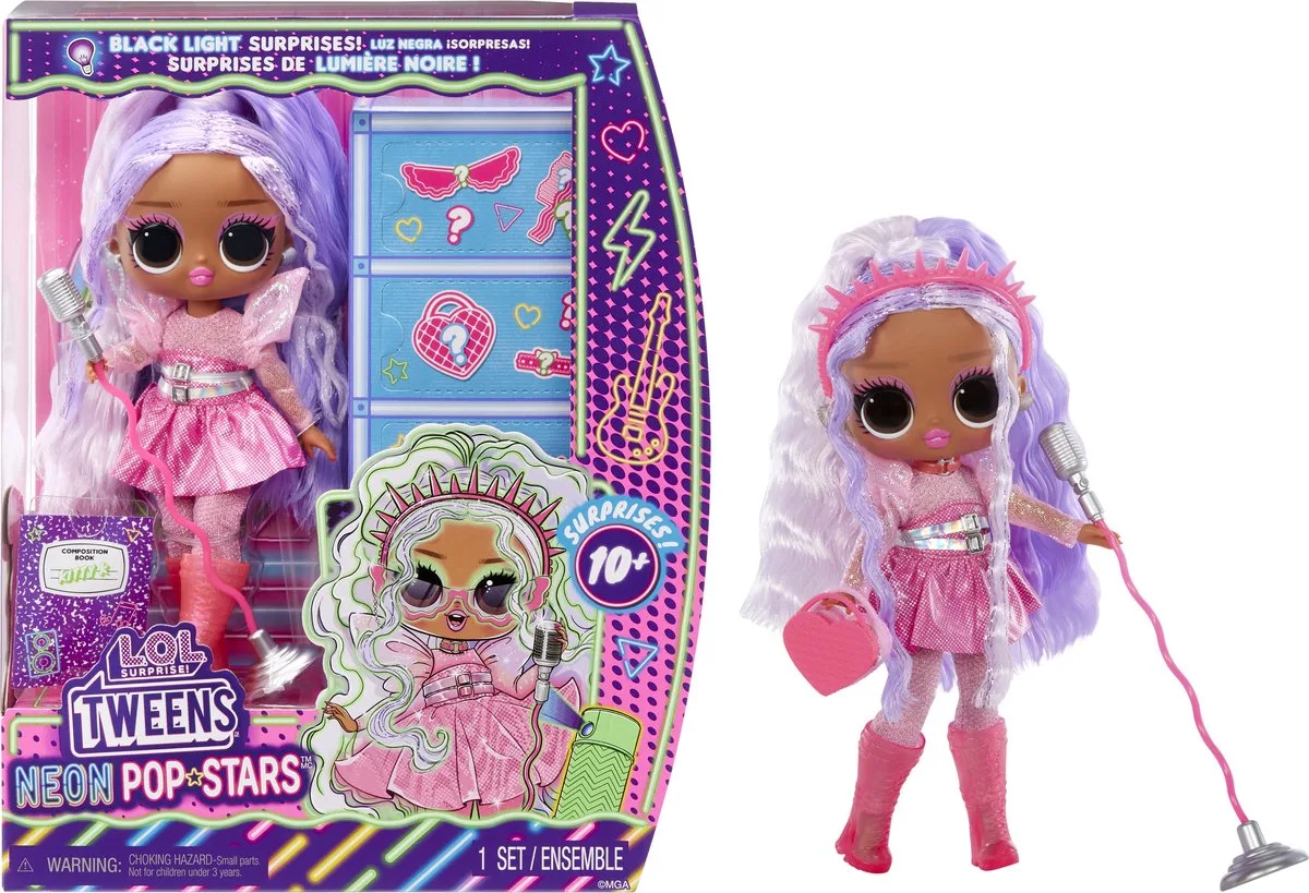 Tweens Neon Pop Stars - Kitty K von L.O.L. Surprise! in Mehrfarbig – Produktfoto