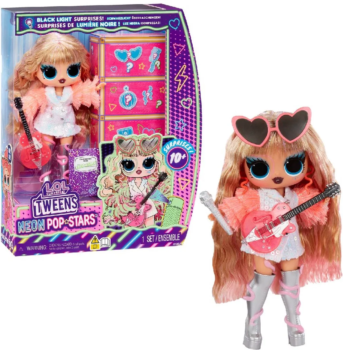 Tweens Neon Pop Stars - Thea Stars fra L.O.L. Surprise! i Flerfarvet – produktbillede
