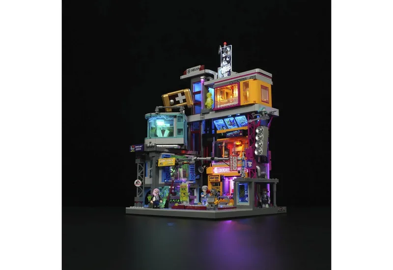 Lumibricks Cyberpunk Neoncity Gamestack, Spielbausteine von Lumibricks – Produktfoto 4 von 5