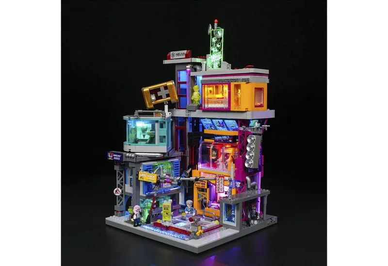 Lumibricks Cyberpunk Neoncity Gamestack, Spielbausteine von Lumibricks – Produktfoto 2 von 5