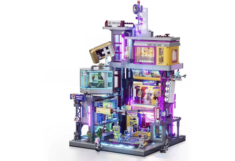 Lumibricks Cyberpunk Neoncity Gamestack, Spielbausteine von Lumibricks – Produktfoto 5 von 5