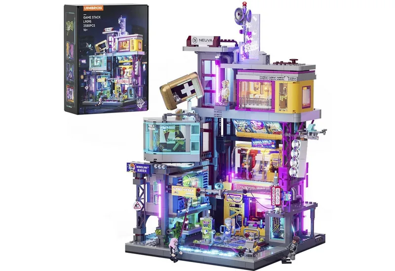Lumibricks Cyberpunk Neoncity Gamestack, Spielbausteine by Lumibricks – product photo