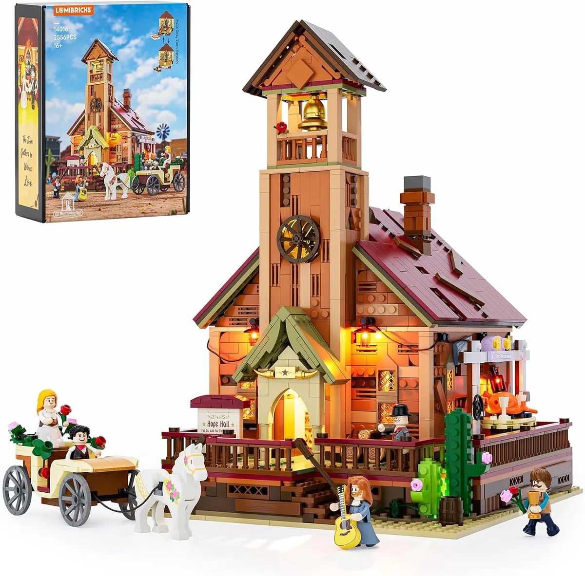 Wild West Meeting Hall från Lumibricks – produktbild