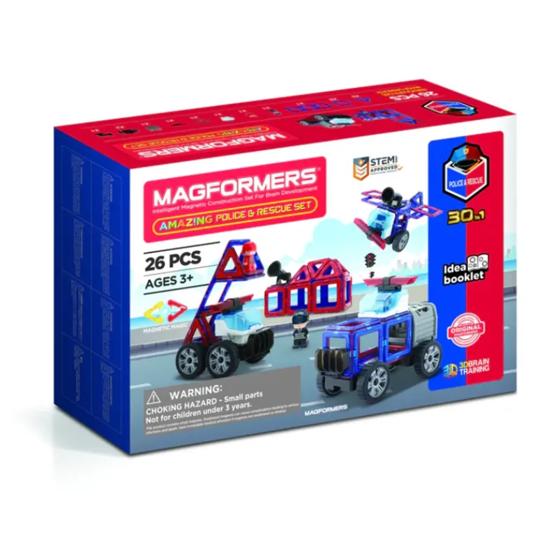Amazing Police & Rescue Set de Magformers – photo du produit