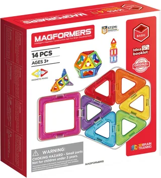 Magformers Basic 14 Teile Magnetspielbausteine, (14 St) by Magformers in Multicolour – product photo 1 of 3