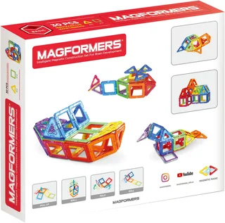 Magformers Basic 30 Teile Set Magnetspielbausteine, (30 St) by Magformers in Multicolour – product photo 2 of 4