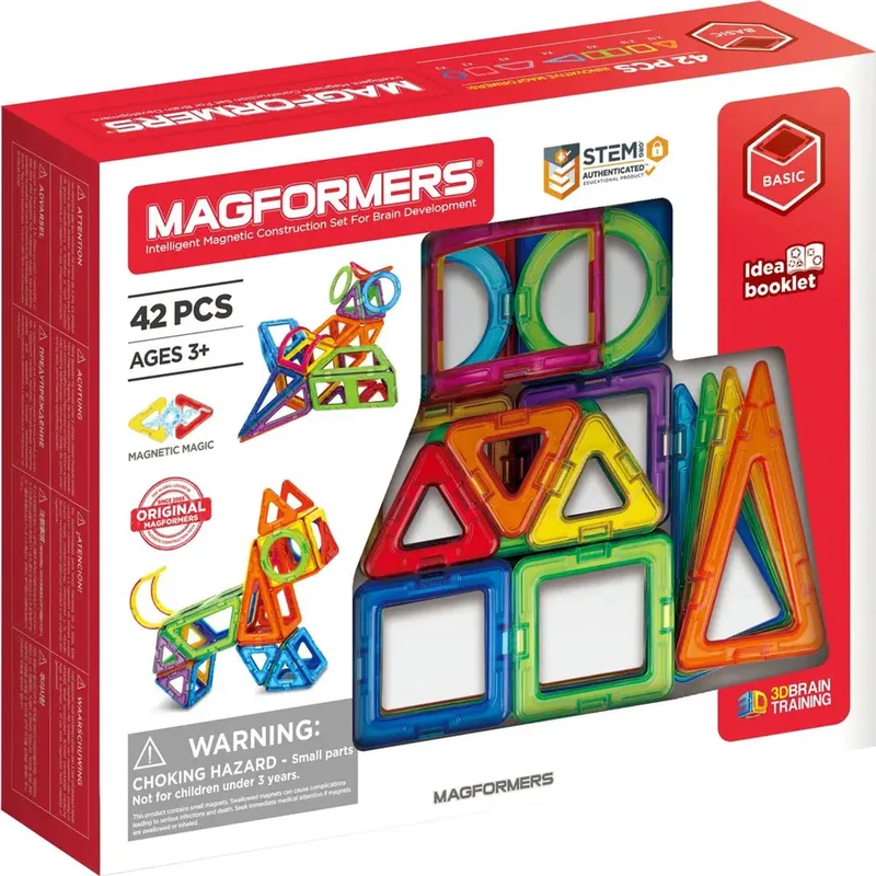magnetisch bouwspeelgoed Basic 42-delige set creatief. by Magformers in Meerkleurig – product photo