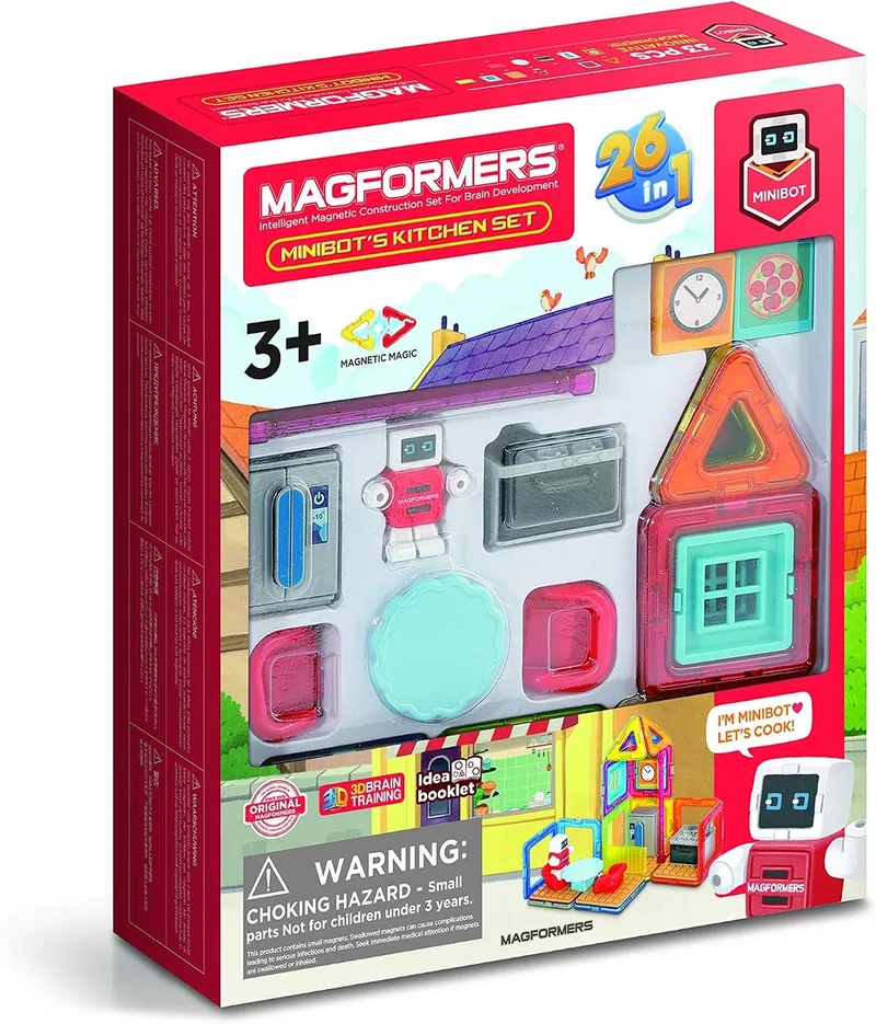 Minibot Keuken Speelset - Magnetisch Bouwspeelgoed by Magformers – product photo
