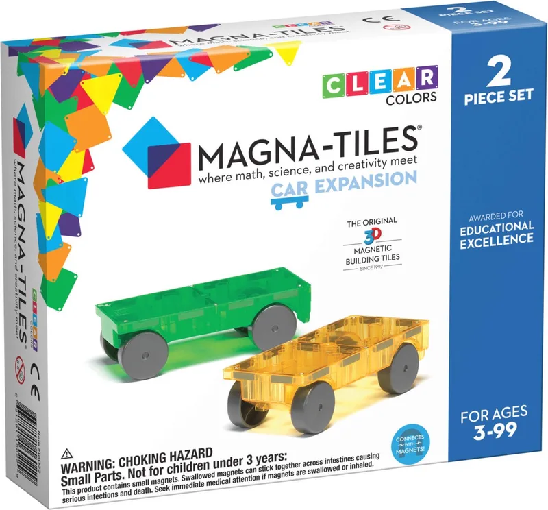 Cars & Geel 2 Stuks Set från Magna-Tiles i Groen – produktbild