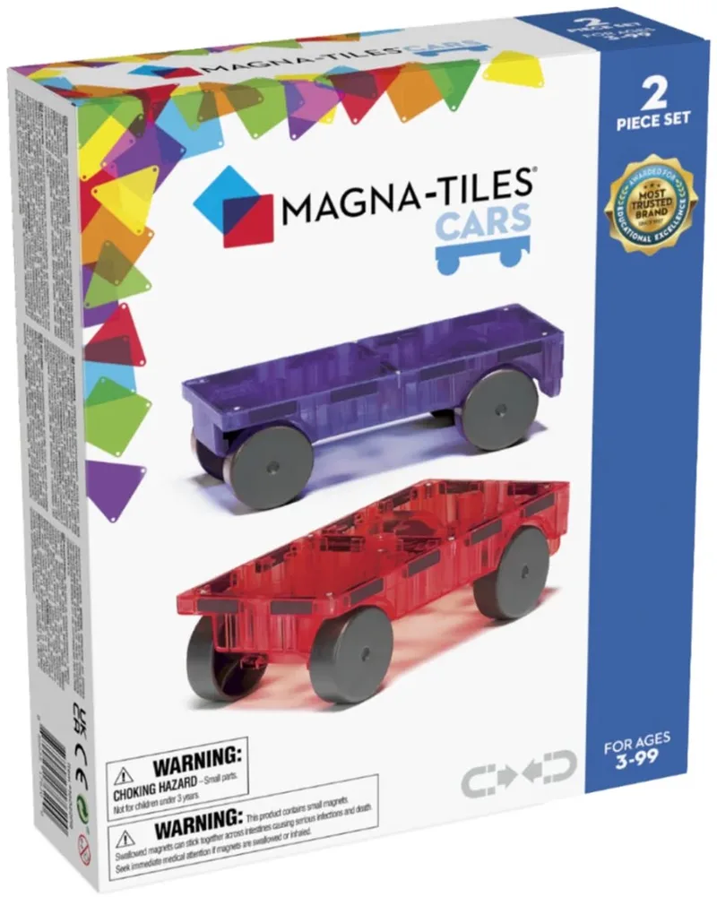 Cars Paars & 2 Stuks Set by Magna-Tiles in Rood – product photo