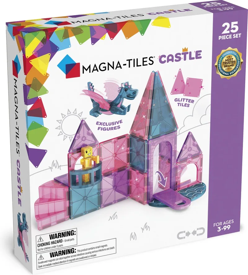 Castle 25 stuks set - magnetisch speelgoed by Magna-Tiles in Print – product photo