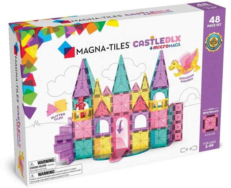 Castle DLX 48 Stuks Set by Magna-Tiles in Print – product photo