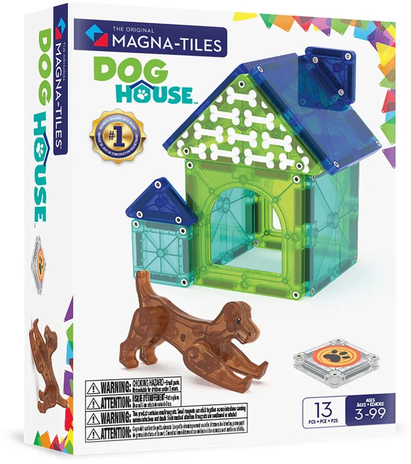 Dog House - Magnetische bouwset voor kinderen vanaf 3 jaar de Magna-Tiles en Print – photo du produit