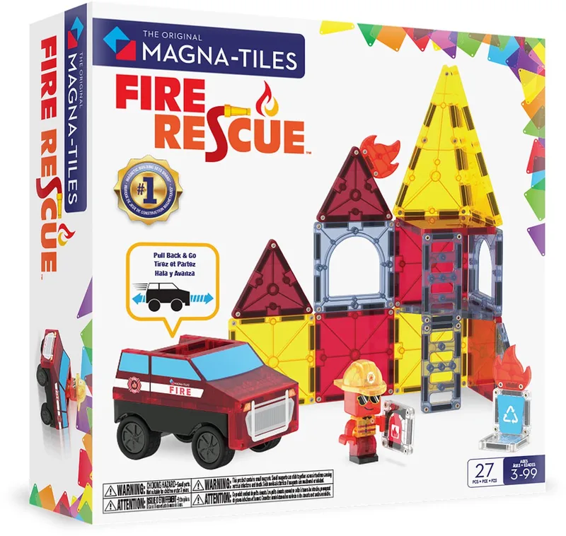 Fire Rescue 27 Stuks Set by Magna-Tiles in Meerkleurig – product photo