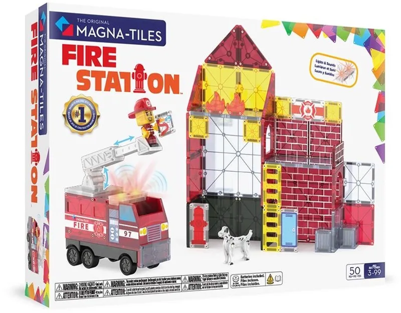 Fire Station 50 Stuks Set by Magna-Tiles in Meerkleurig – product photo