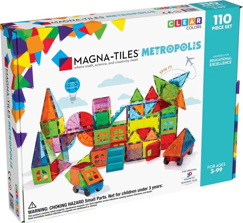 Metropolis 110 stuks by Magna-Tiles in Multi – product photo