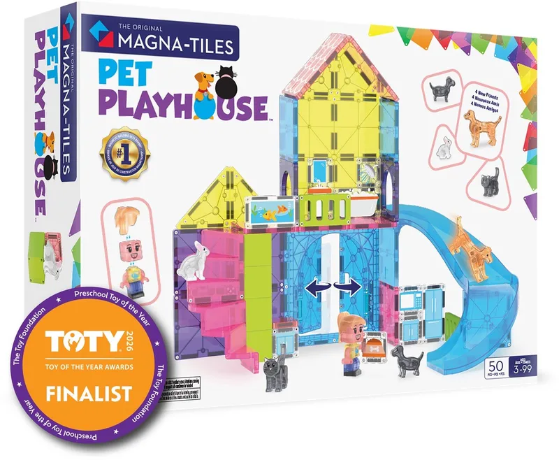 Pet Playhouse 50 Stuks Set by Magna-Tiles in Print – product photo
