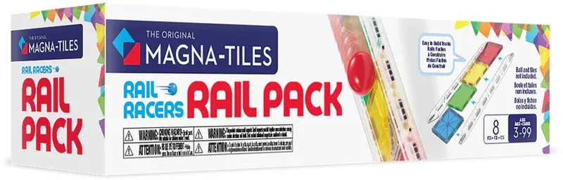 Rail Racers Rail Pack 8 Stuks by Magna-Tiles in Transparant – product photo