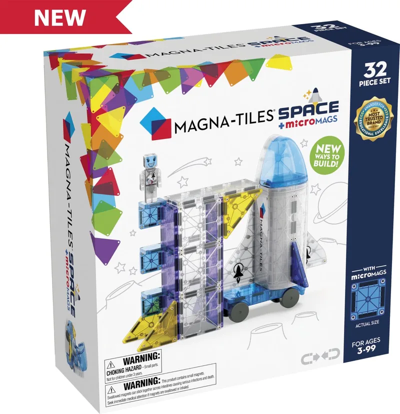 Space 32 Stuks Set fra Magna-Tiles i Multi – produktbillede