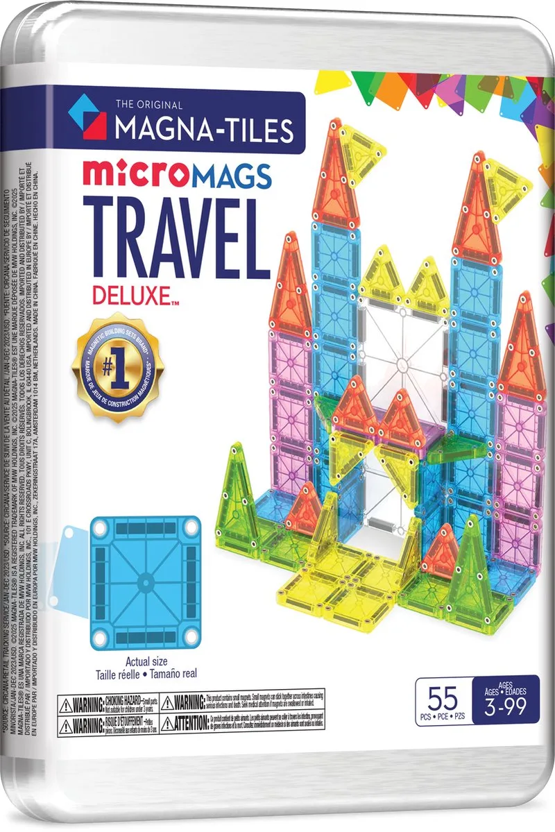 Travel Set Deluxe 55 Stuks Set by Magna-Tiles in Print – product photo