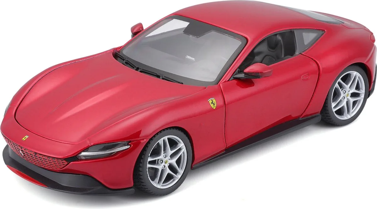 Auto Ferrari Bburago Roma Junior 1:24 Rood van Maisto in Rood metalic – productfoto