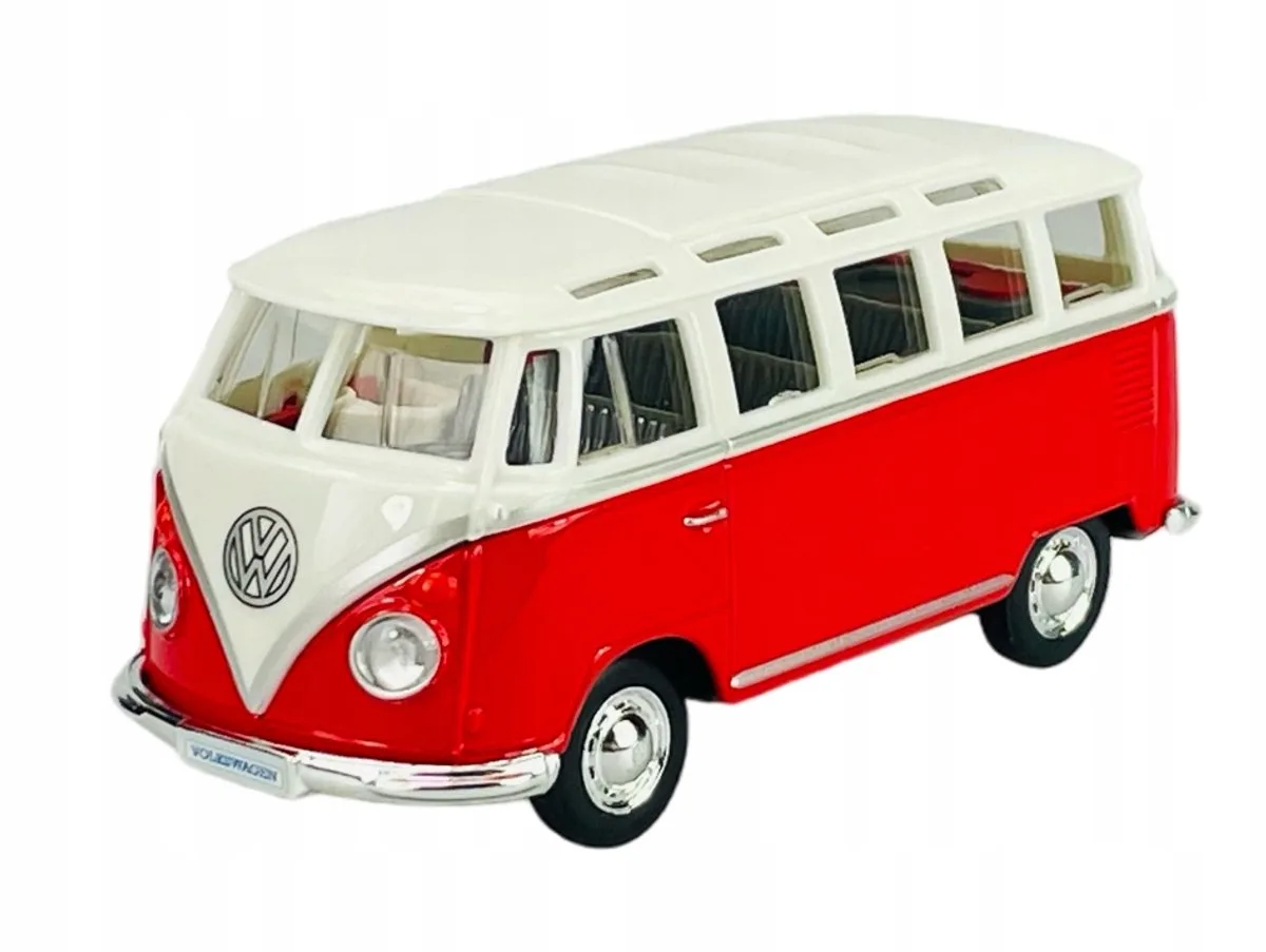 Baso VW Bid fra Maisto i Red and white – produktbillede