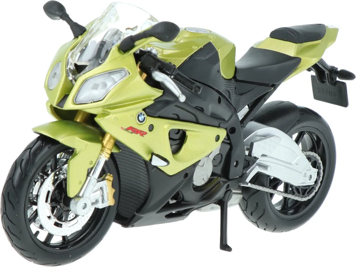 BMW S1000RR 1:12 Motorfiets van Maisto in Groen, Zwart – productfoto