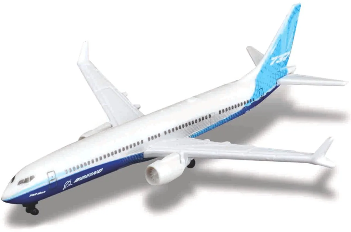 Boeing 737 Max 10 - Modelauto - Schaal 1:100 by Maisto in White, Blue – product photo