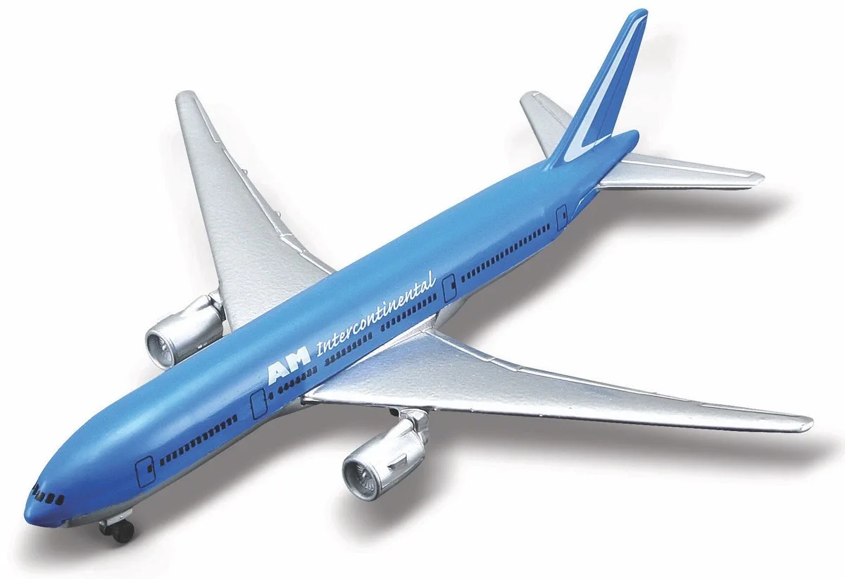 Boeing 777-200 - Modelauto - Schaal 1:300 by Maisto in Blue, Silver – product photo