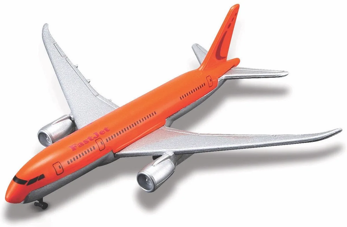 Boeing 787-8 - Modelauto - Schaal 1:300 by Maisto in Orange, Silver – product photo