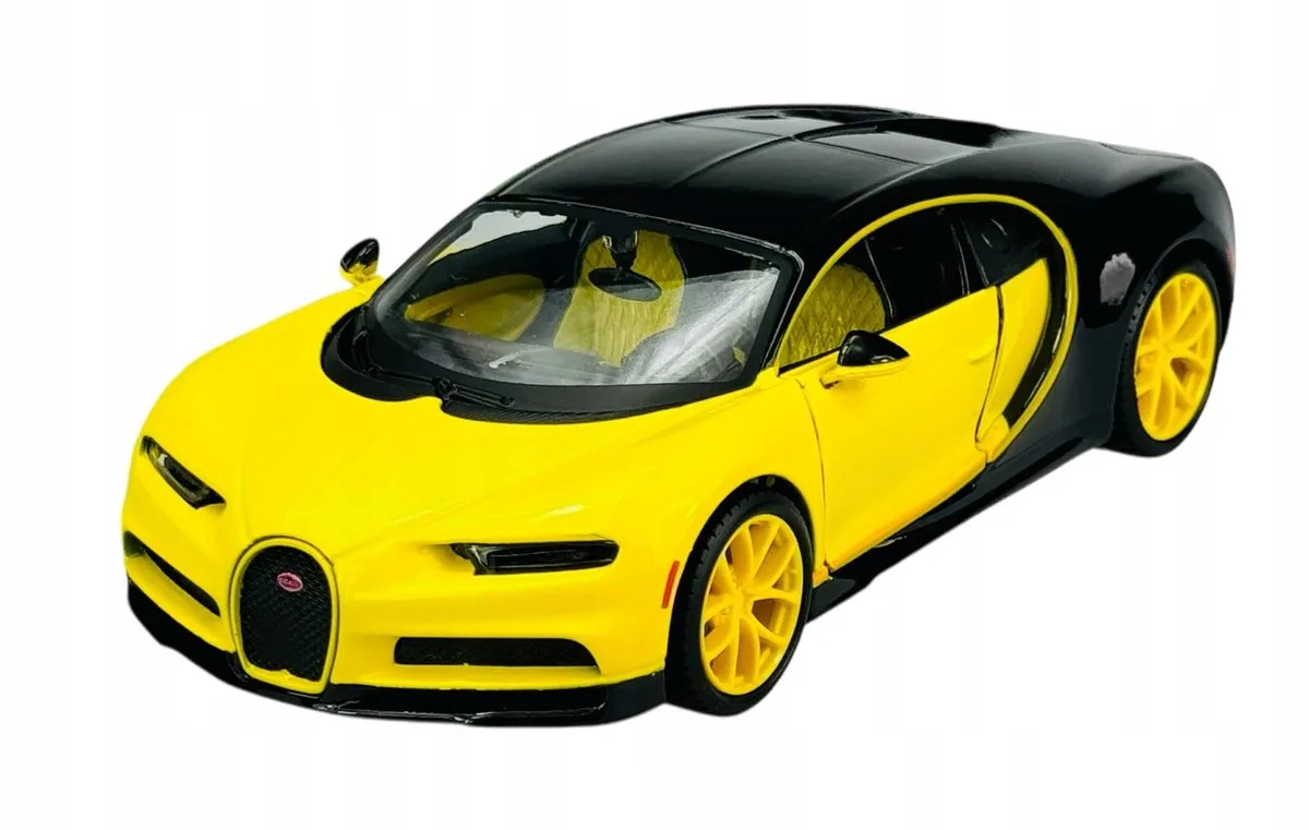 Bugatti Chiron Metaal Model 1:24 - Nieuw fra Maisto i Gul – produktbillede