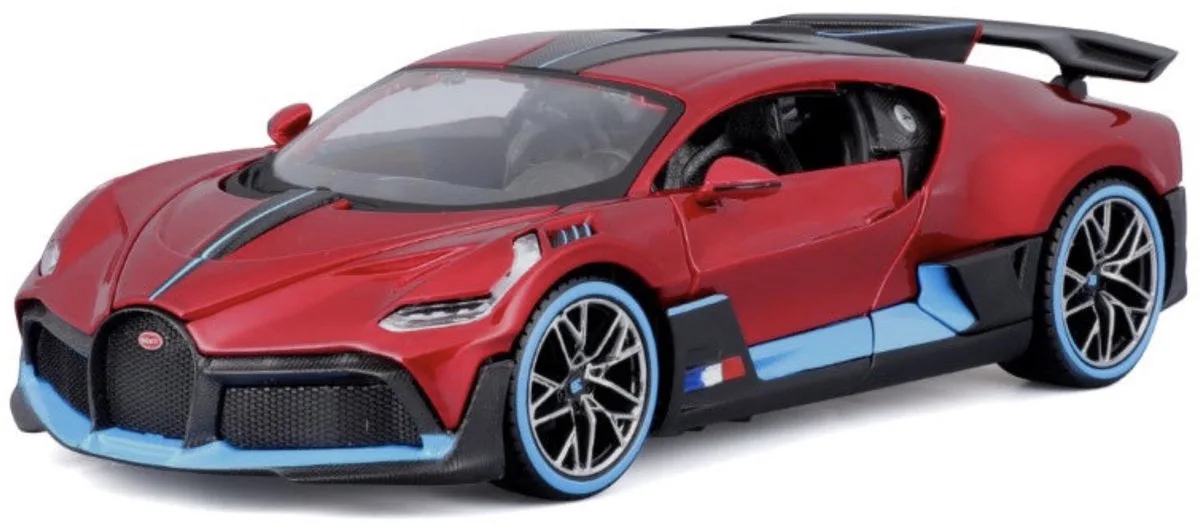 Bugatti Divo - Modelauto - Schaal 1:24 van Maisto in Rood, Licht blauw – productfoto