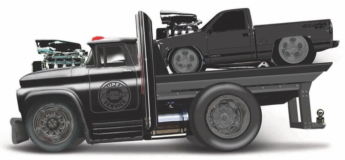 Chevrolet C60 - Modelauto - Schaal 1:64 by Maisto in Black – product photo